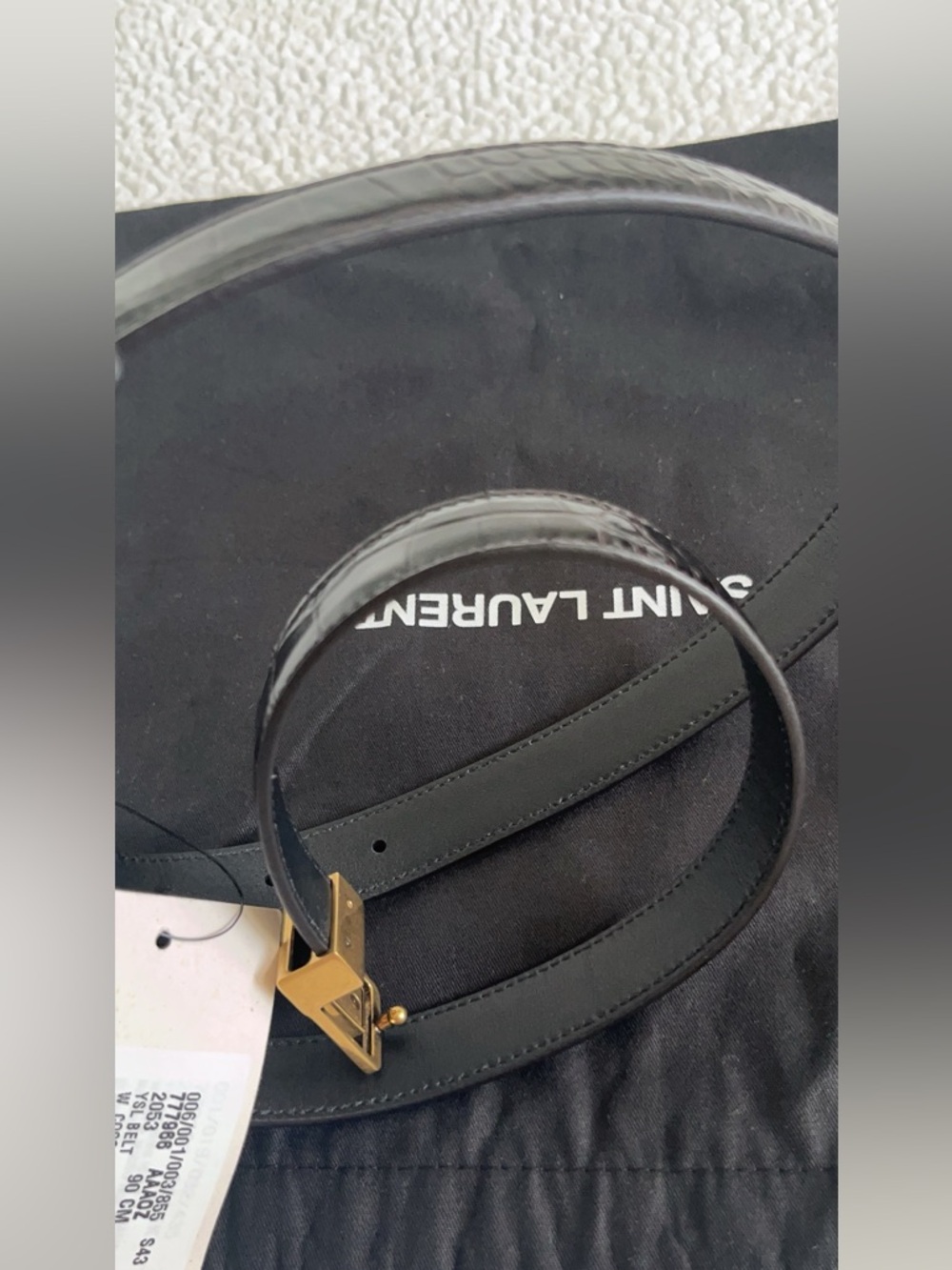 Saint Laurent La 66 Buckle Belt - Picture 9 of 16